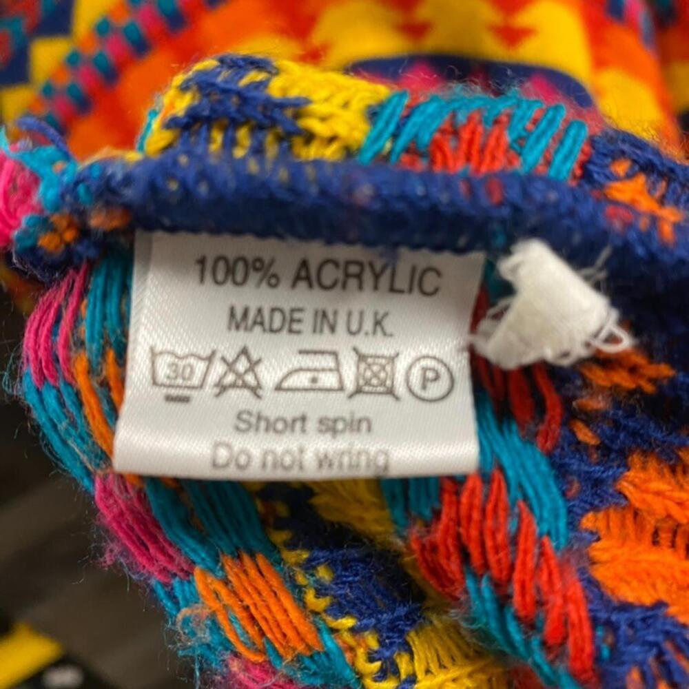 The Sweater Shop United Kingdom Scotland Esccose Men's Sweater Multi Sz L/XL - Picture 7 of 9